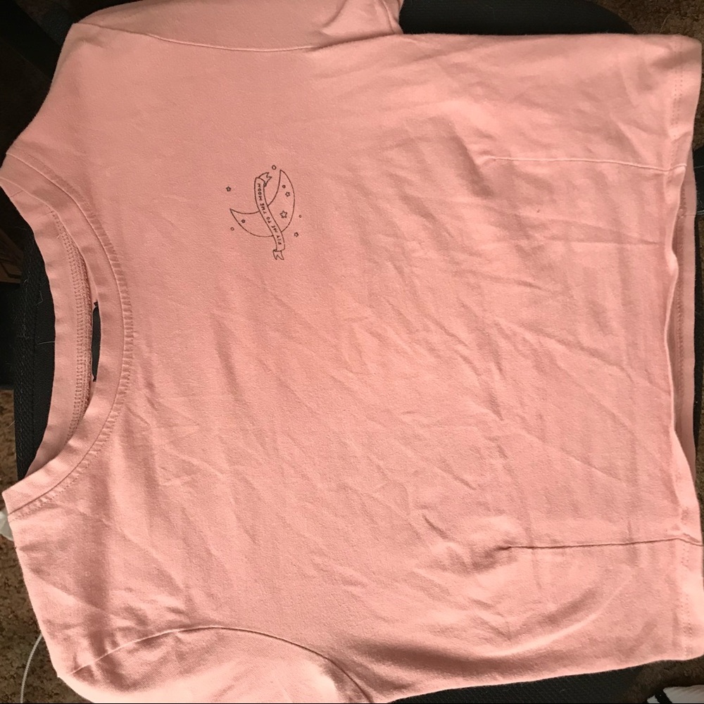 “fly me to the moon” crop top